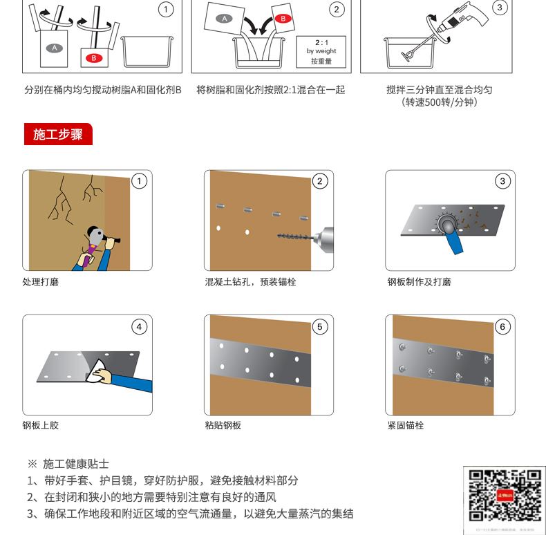 包钢平泉粘钢加固施工过程